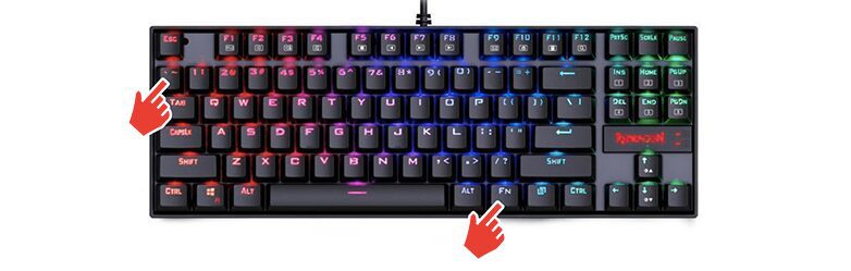 How to Change Color on Redragon Keyboard?