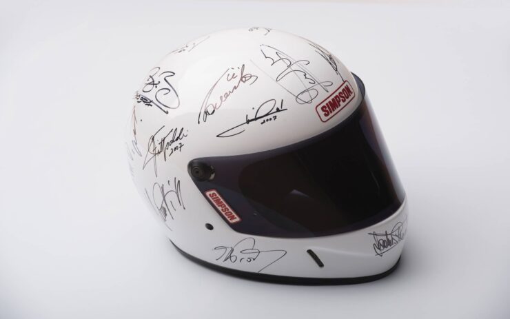 signed helmet